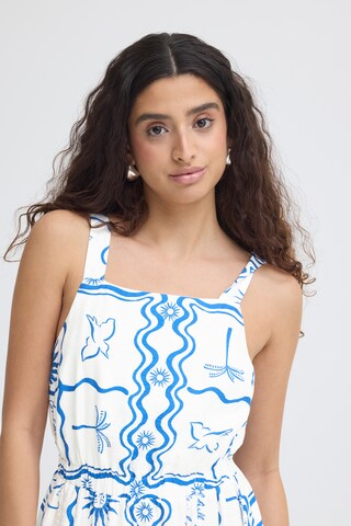 ICHI Sukienka w kolorze biały