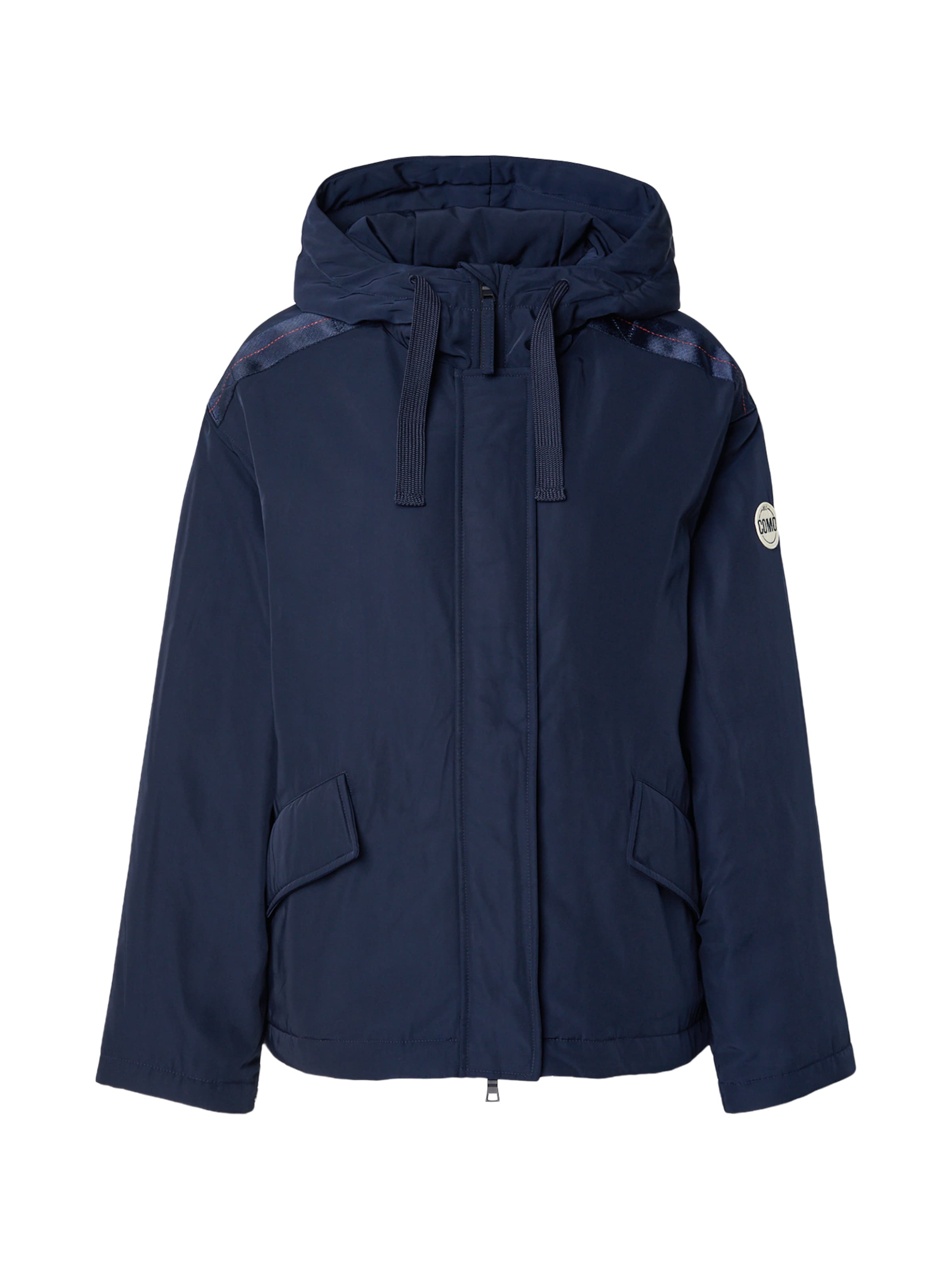 No. 1 Como Between-Season Jacket 'Cher' in Blue: front
