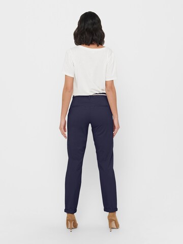 Slimfit Pantaloni chino 'Biana' di ONLY in blu