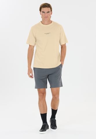 Virtus T-Shirt 'Idan' in Gelb