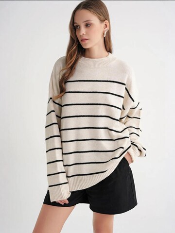 Pull-over oversize MixRay en beige