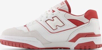 Baskets basses '550' new balance en rouge