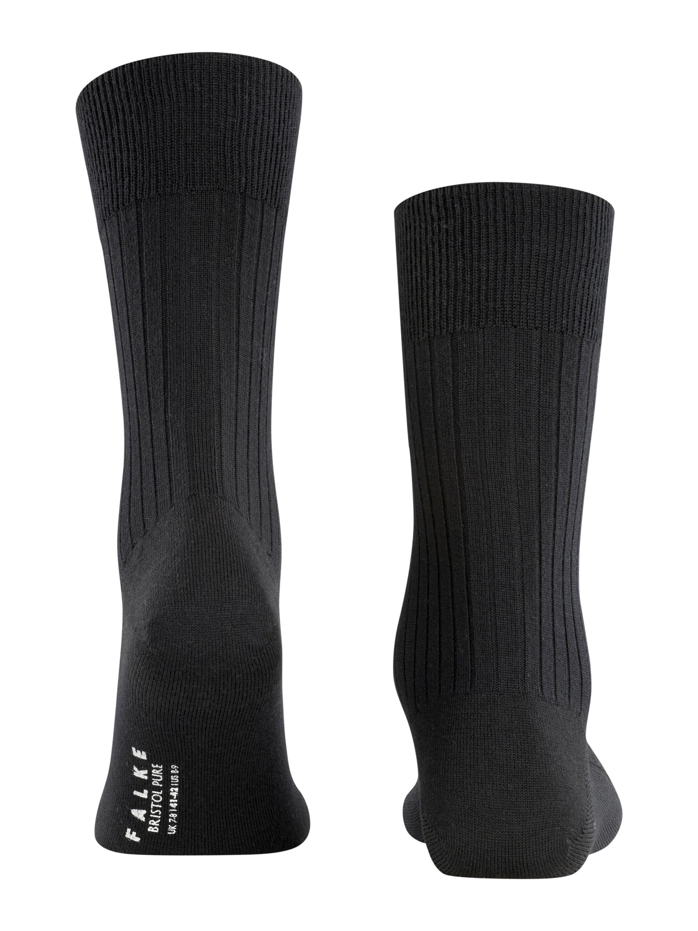 FALKE Socks 'Bristol Pure' in Black
