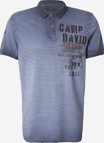CAMP DAVID Poloshirt in Blau: Vorderseite