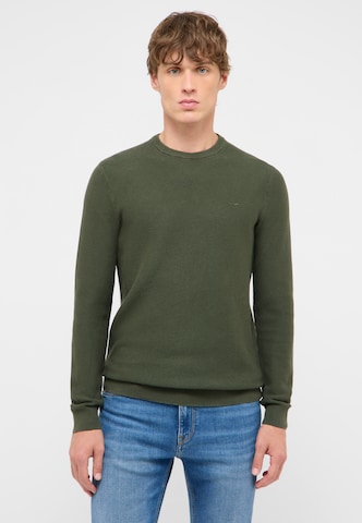 MUSTANG Sweater 'Elliot' in Green: front