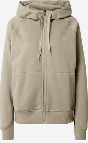 G-Star RAW Zip-Up Hoodie 'Premium Core 2.1' in Green: front