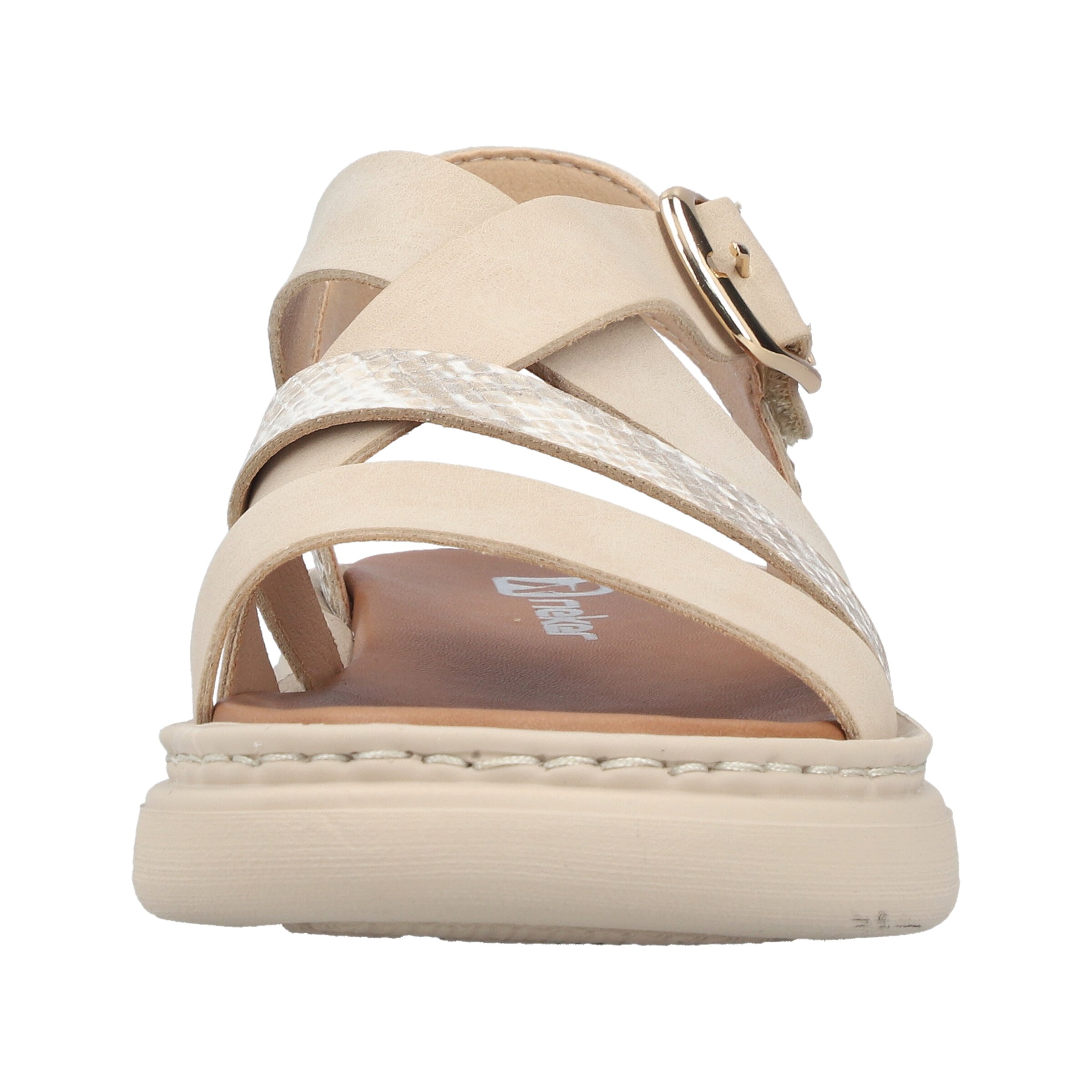 Rieker Strap Sandals in Beige