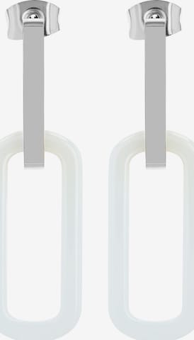 Akzent Earrings 'wasserfest' in Silver: front