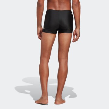 ADIDAS PERFORMANCE Athletic Swim Trunks 'Branded ' in Black