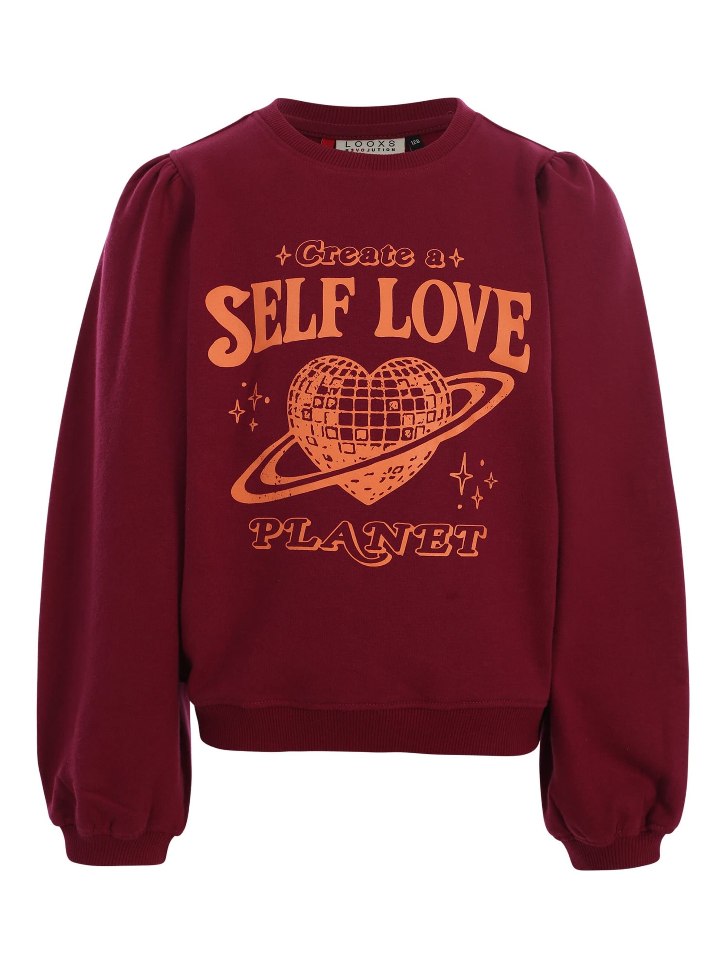 Looxs Revolution Sweatshirt in Red: front
