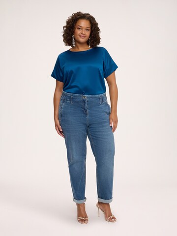 T-shirt Fiorella Rubino en bleu