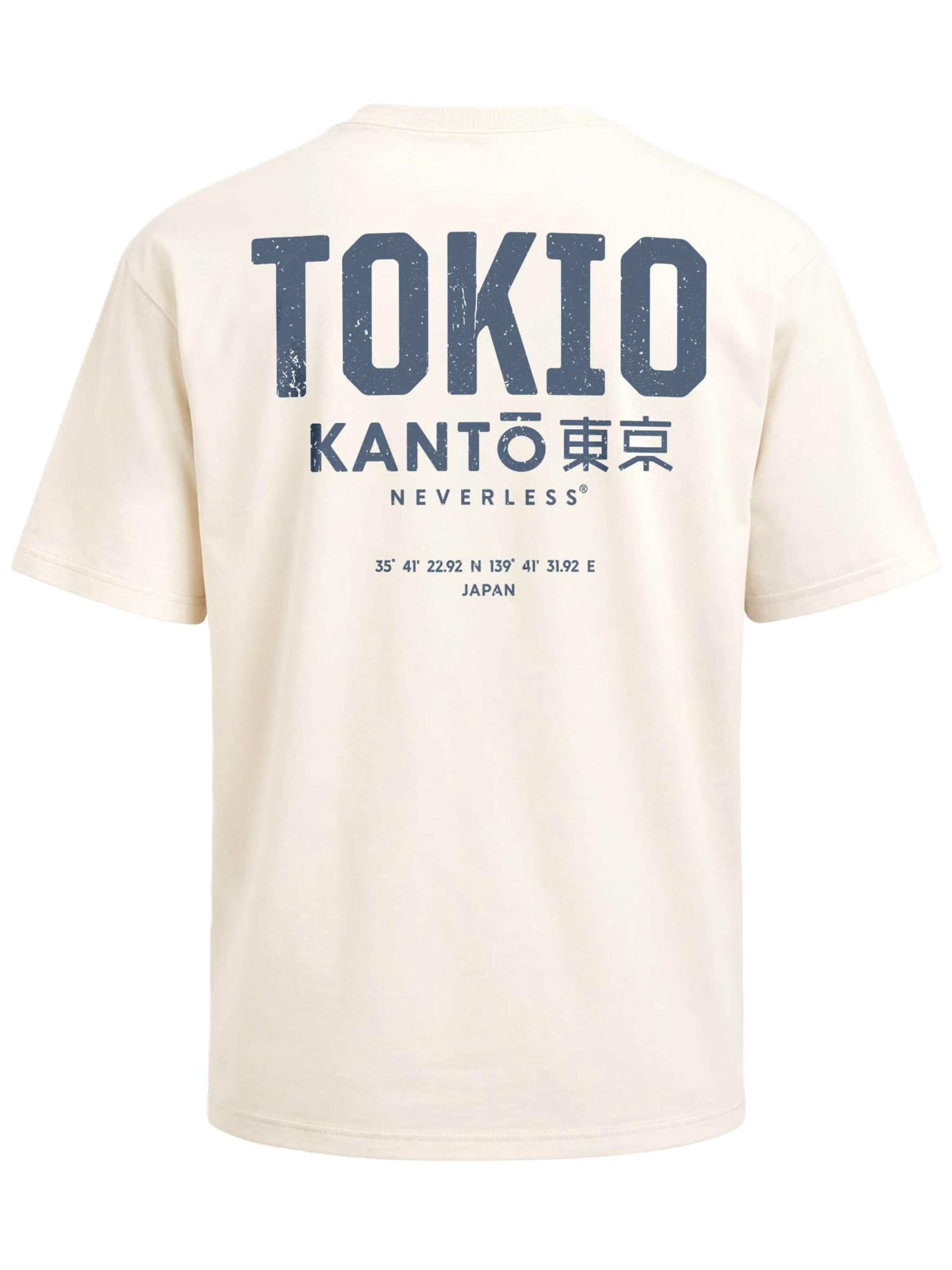 Neverless Shirt 'Tokio' in Beige