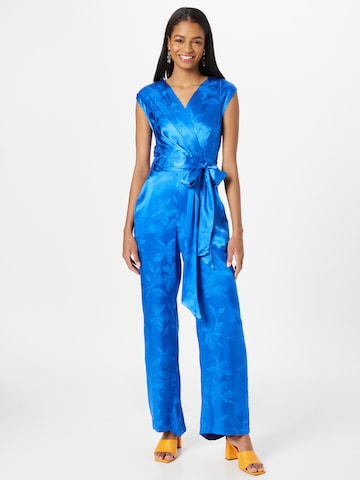 Closet London Jumpsuit in Blue: front