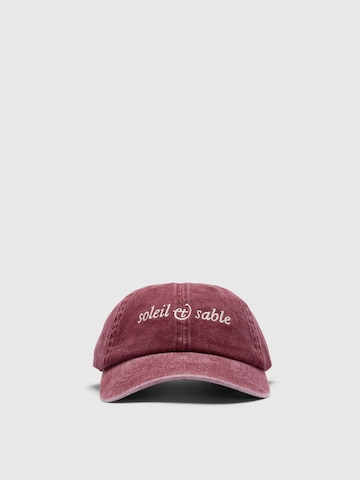 Cappello da baseball di SELECTED in rosso: frontale