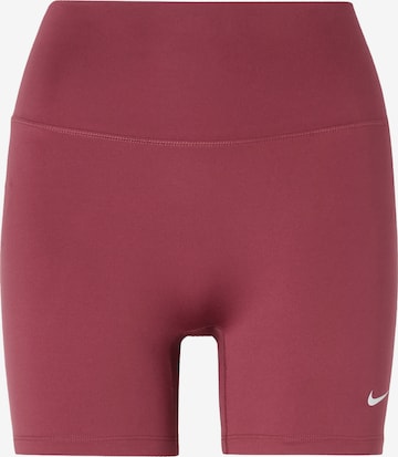 NIKE - Skinny Calças de desporto 'ONE' em rosa: frente