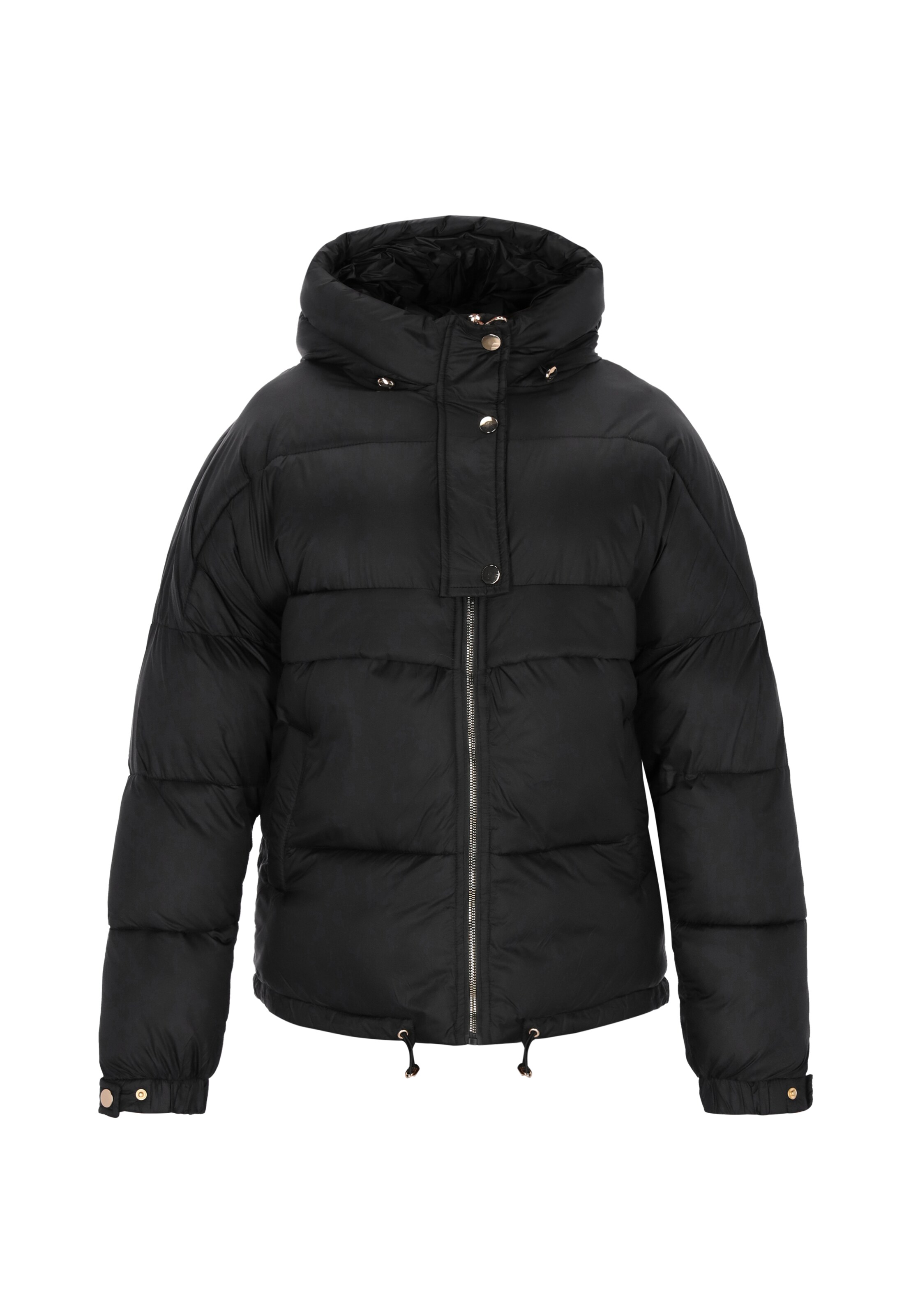 faina Winterjas in Zwart: voorkant