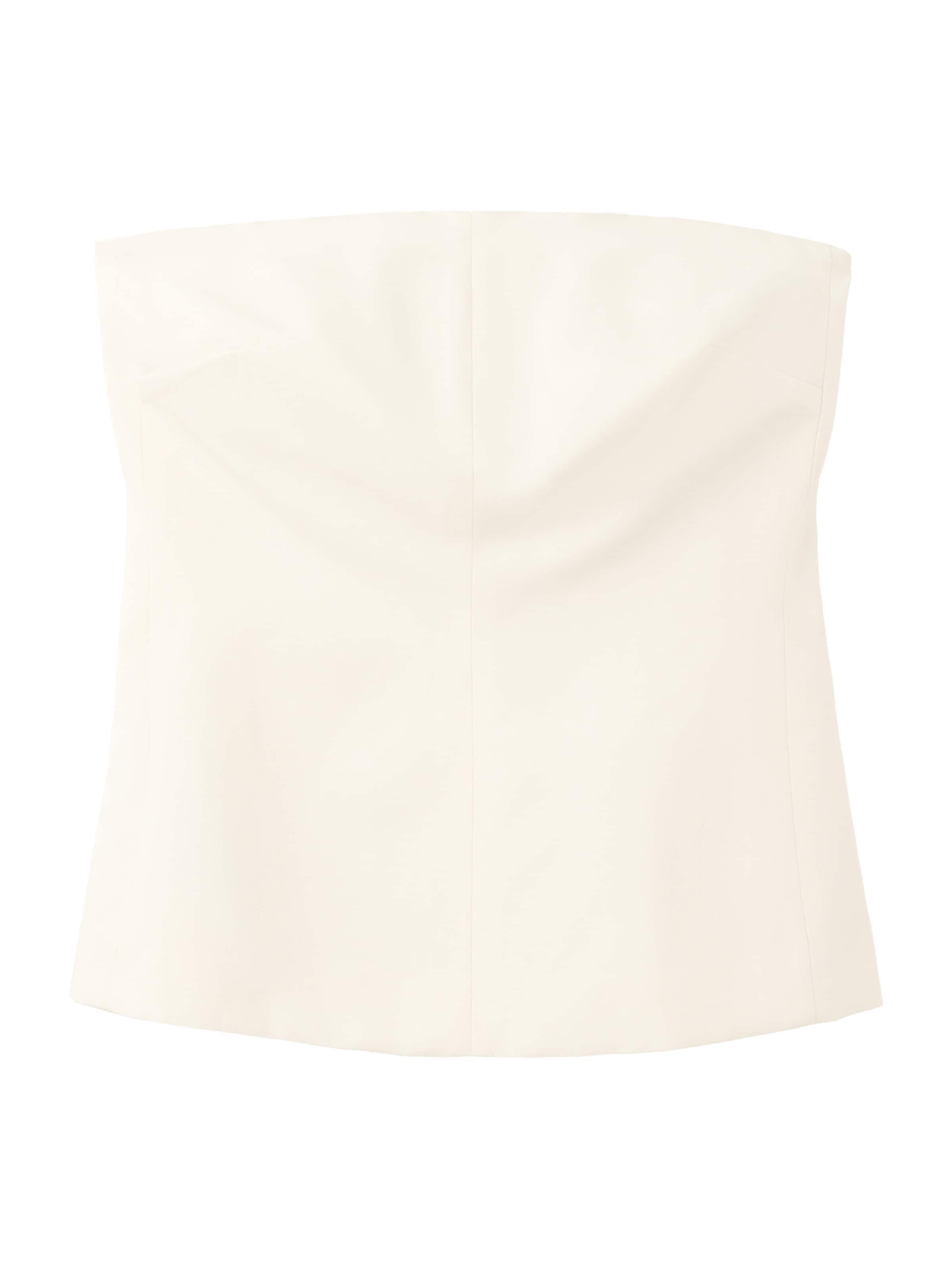 Top 'Sansa' di MANGO in beige: frontale