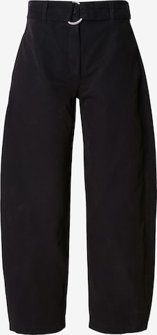 Baggy Pantaloni di Calvin Klein Jeans in nero: frontale