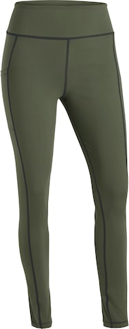 Maier Sports Skinny Leggings in Green: front