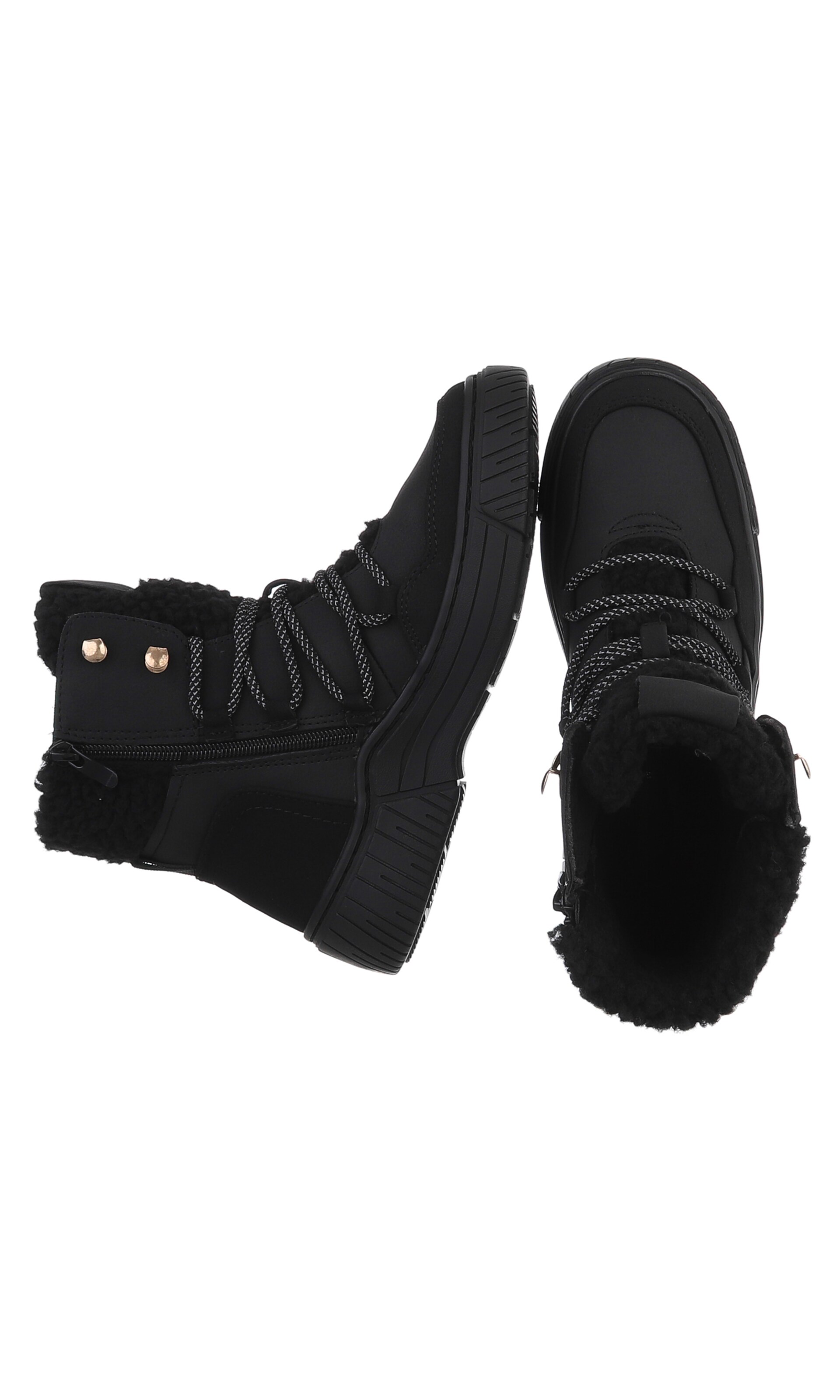 Ital-Design Stiefelette in Schwarz