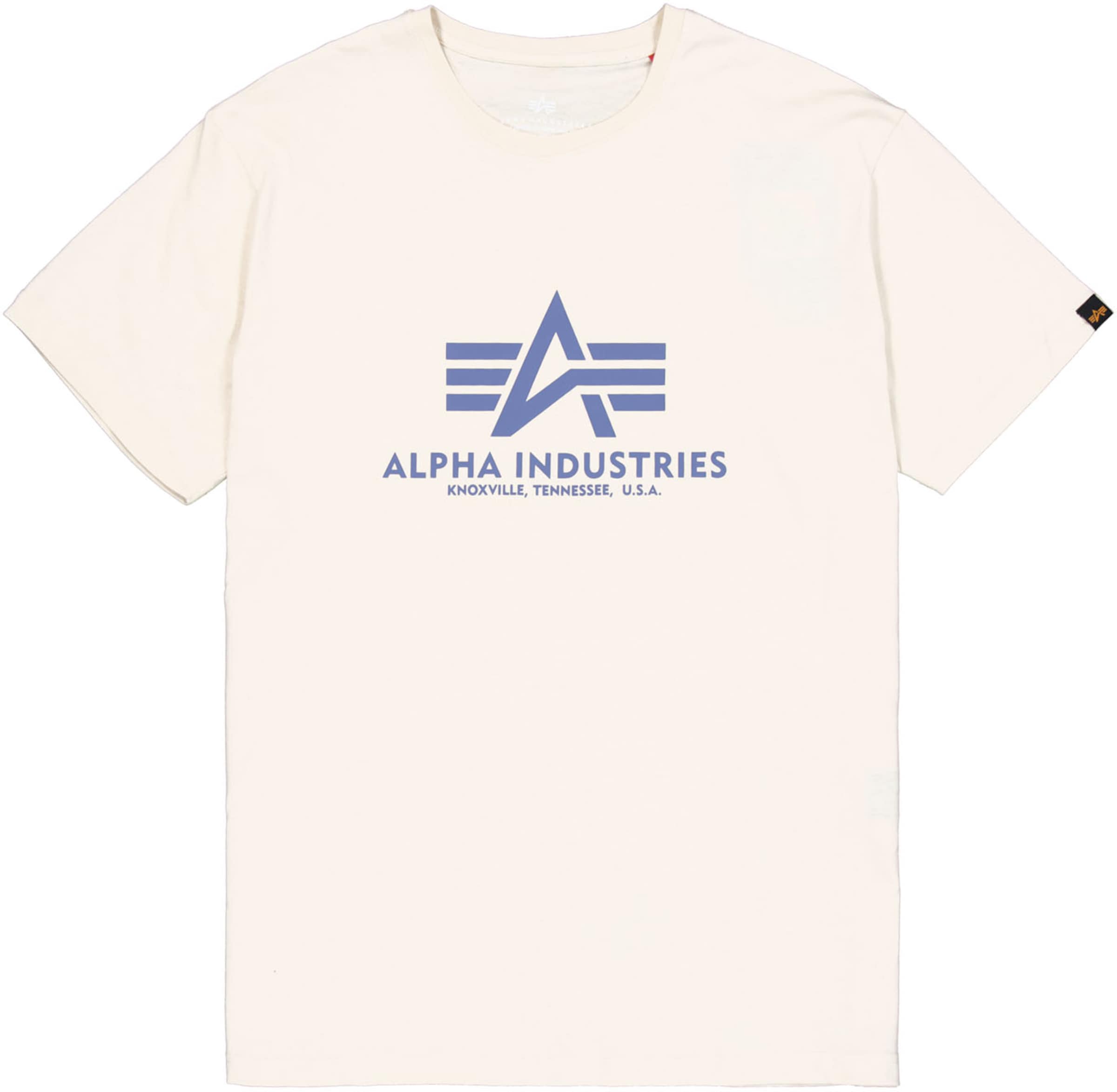 ALPHA INDUSTRIES - Camiseta en blanco: frente