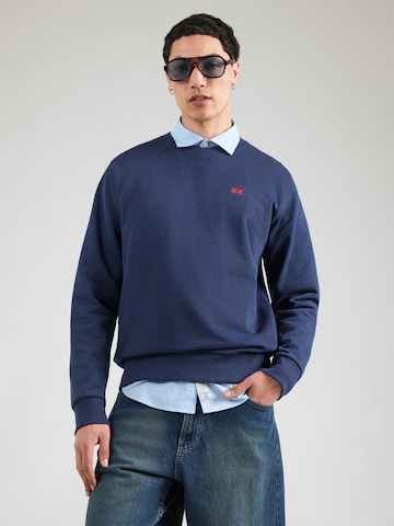 La Martina Sweatshirt in Blau: Vorderseite