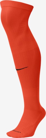 NIKE Soccer Socks in Orange: front