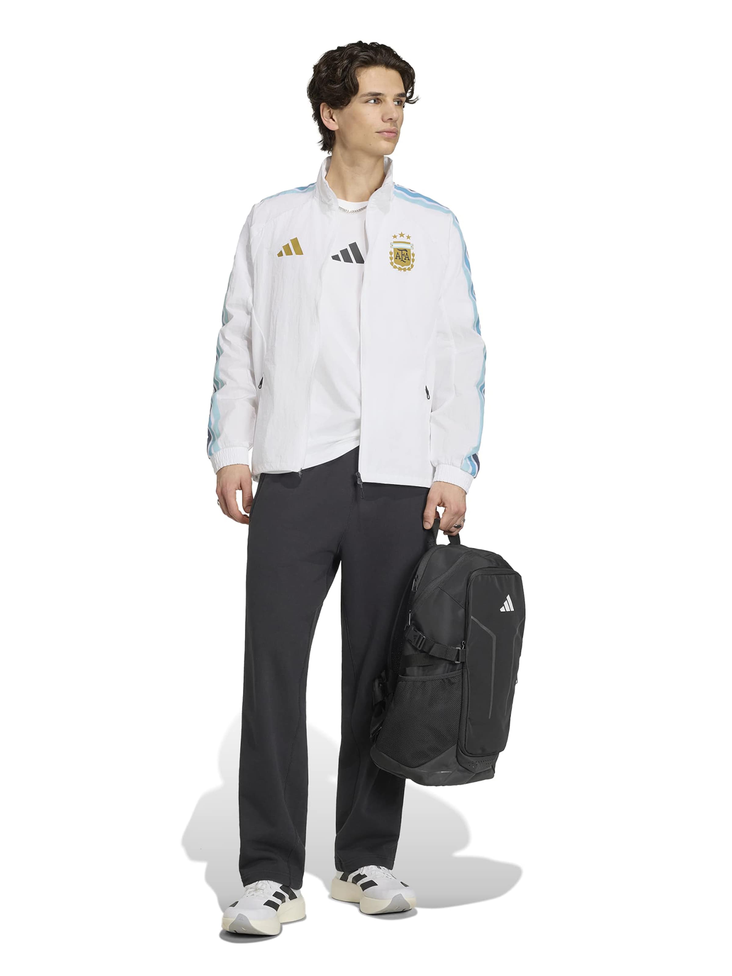 ADIDAS PERFORMANCE Urheilutakki 'Argentinien Anthem' värissä valkoinen