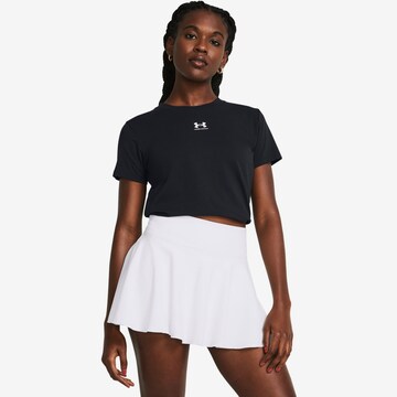 UNDER ARMOUR Performance Shirt 'Off Campus' in Black: front