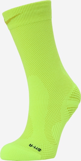 Sportinės kojinės 'FAST' iš NIKE, spalva – mokos spalva / neoninė žalia / juoda, Prekių apžvalga