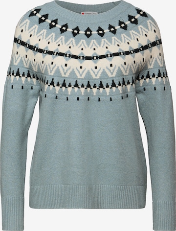 STREET ONE Pullover in Blau: Vorderseite