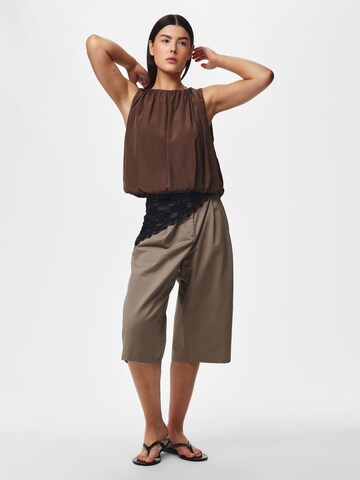 Haut 'JILIA' PIECES en marron