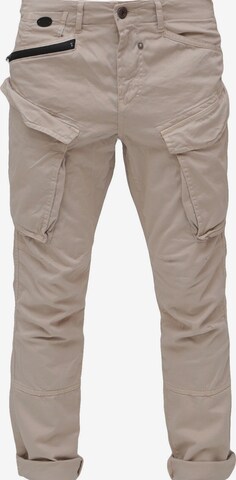 Regular Pantalon cargo 'Elias' Miracle of Denim en beige : devant