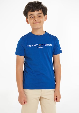 T-Shirt 'ESSENTIAL' TOMMY HILFIGER en bleu : devant