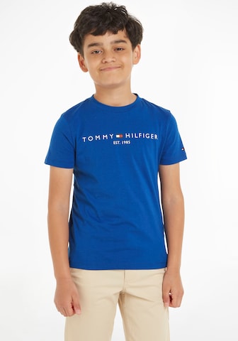 TOMMY HILFIGER Koszulka 'ESSENTIAL' w kolorze niebieski: przód