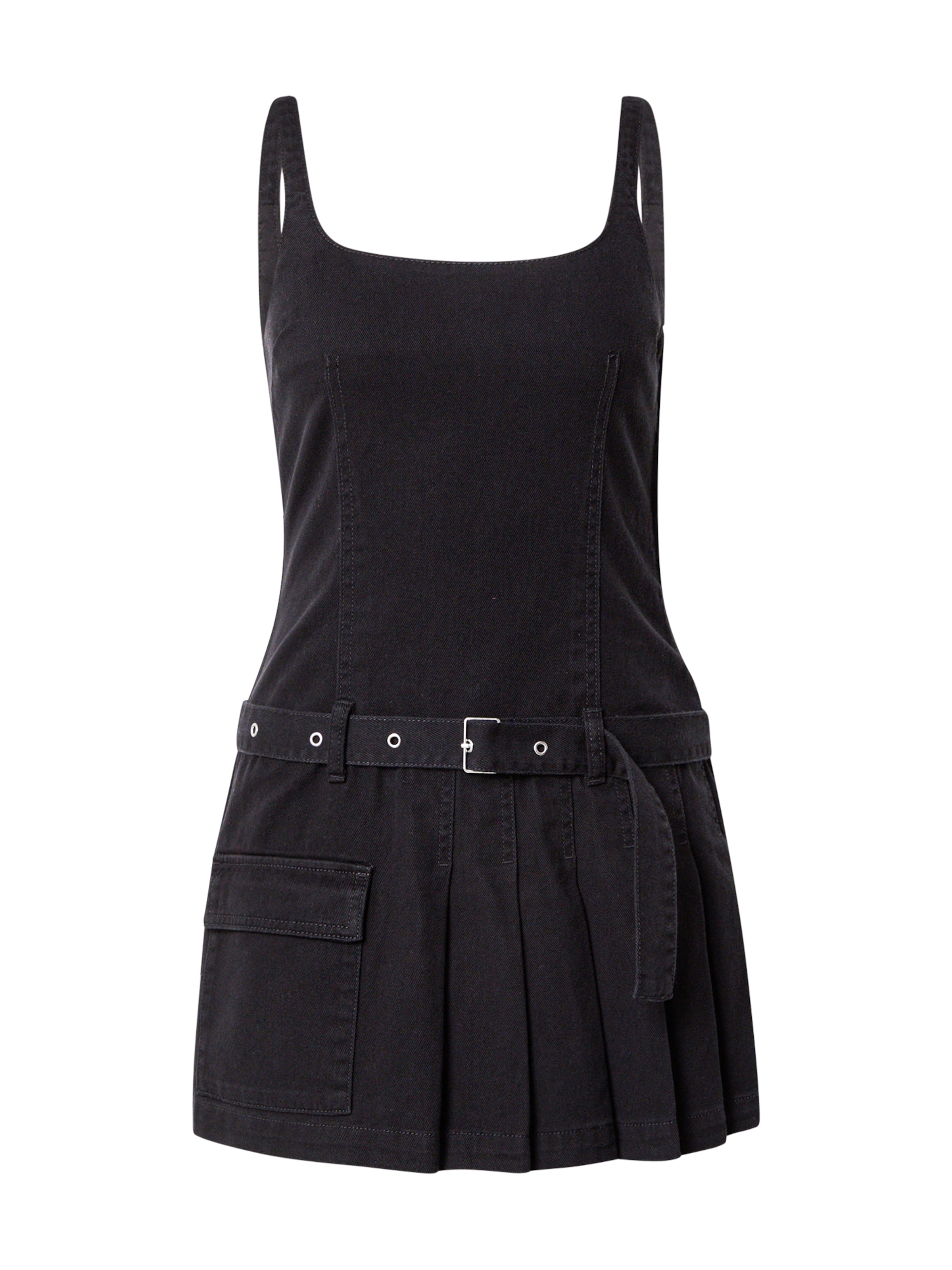 Monki Dress in Black: front