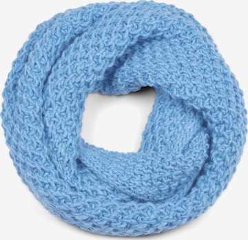 styleBREAKER Schlauchschal 'Grobstrick Loop Schal mit Woll-Anteil' in Blau: Vorderseite