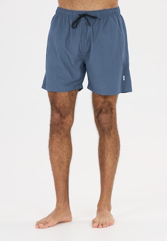 NOU Swimming Trunks 'Eyemouth V2' in Blue: front
