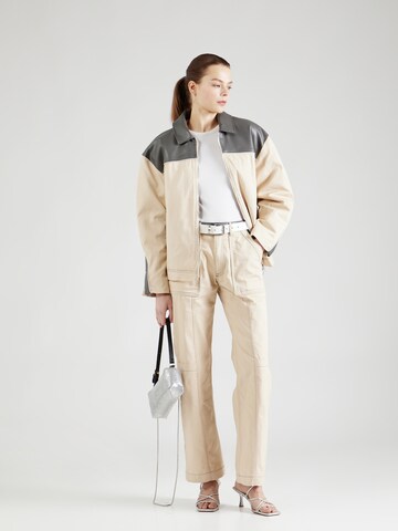 Regular Pantalon Nasty Gal en beige