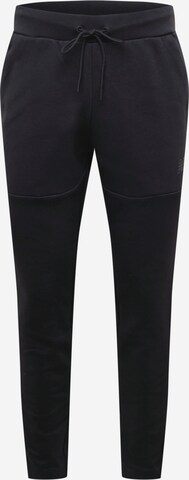 new balance Tapered Workout Pants in Black: front