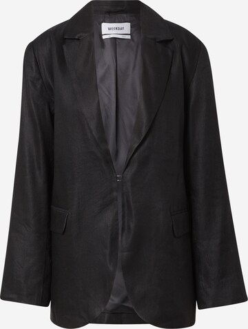 WEEKDAY Blazer 'Nova' in Black: front