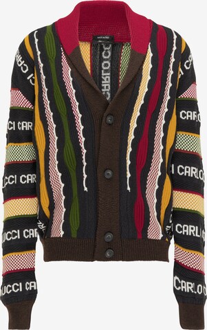 Carlo Colucci Knit Cardigan 'Cagnati' in Mixed colors: front