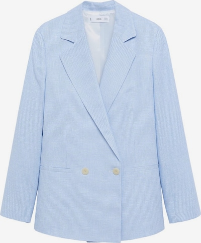 MANGO Blazer 'Charlott' in pastellblau / weiß, Produktansicht
