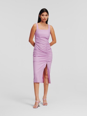 Karl Lagerfeld Dress in Purple: front