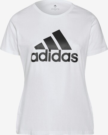 ADIDAS SPORTSWEAR Funktionsshirt 'Essentials' in Weiß: predná strana