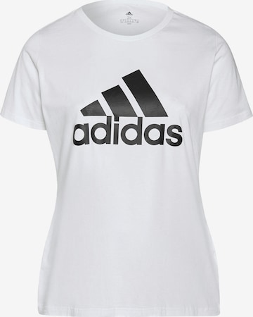 Tricou funcțional 'Essentials' de la ADIDAS SPORTSWEAR pe alb: față