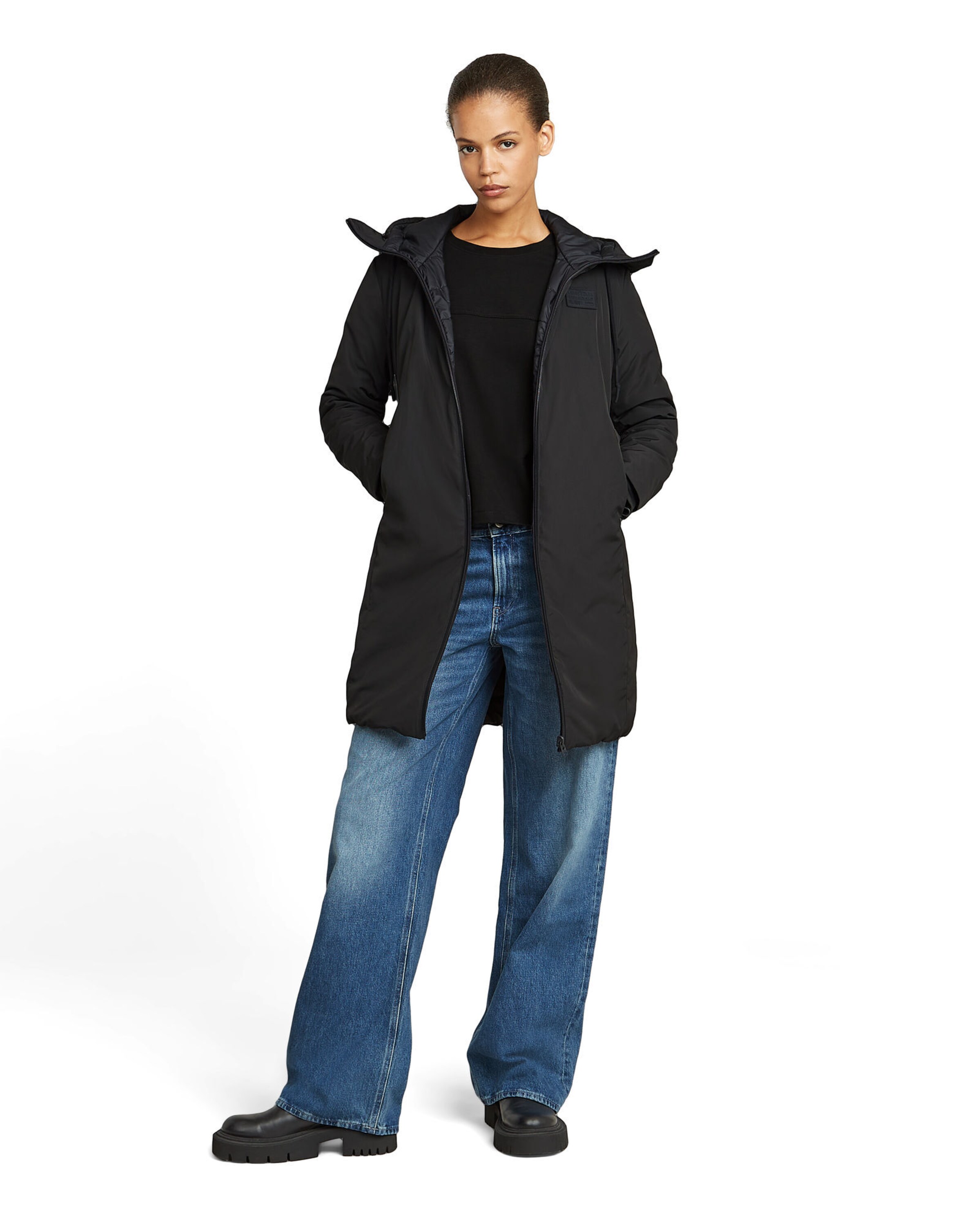 G-STAR Übergangsparka in Schwarz