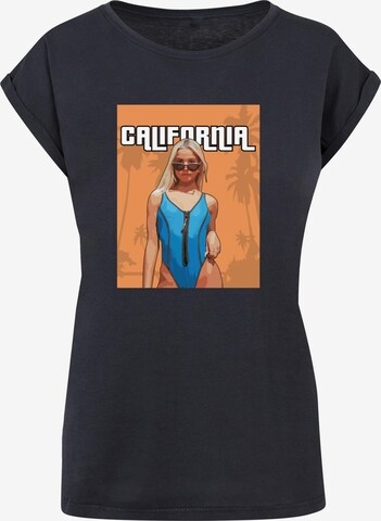 Merchcode T-Shirt 'Grand California' in Blau: predná strana