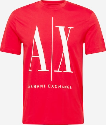 ARMANI EXCHANGE Тениска '8NZTPA' в червено: отпред