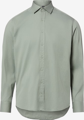 Nils Sundström Button Up Shirt in Green: front